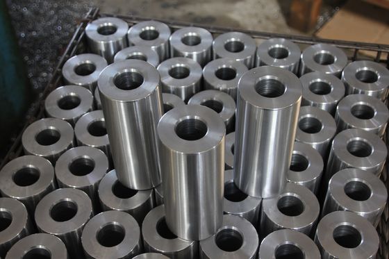 Wear Proof Engine Piston Pin Drilling Process Bright Silver Color